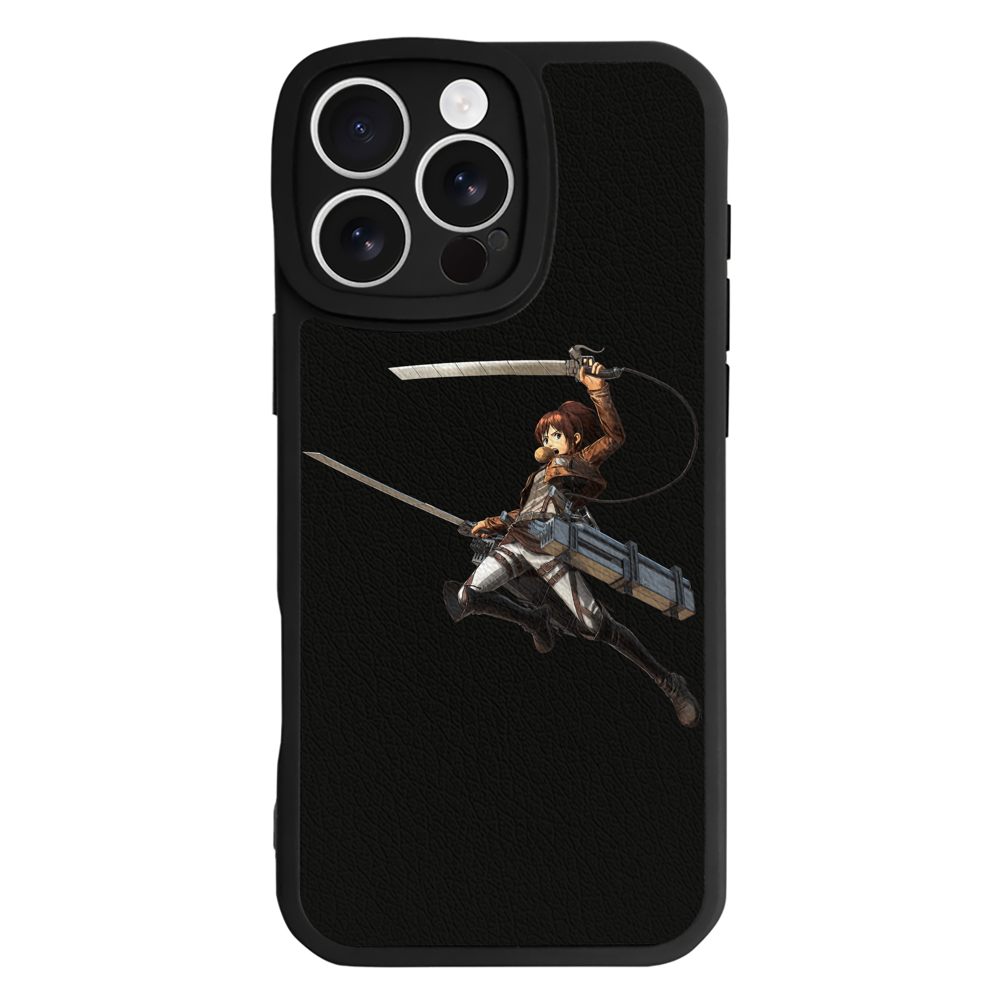 （画像用） 進撃の巨人 サシャ·ブラウス Attack on Titan Sasha Blaus 【iPhone 16シリーズ対応】シリコンスマホケース（レザー調） 材質：シリコン